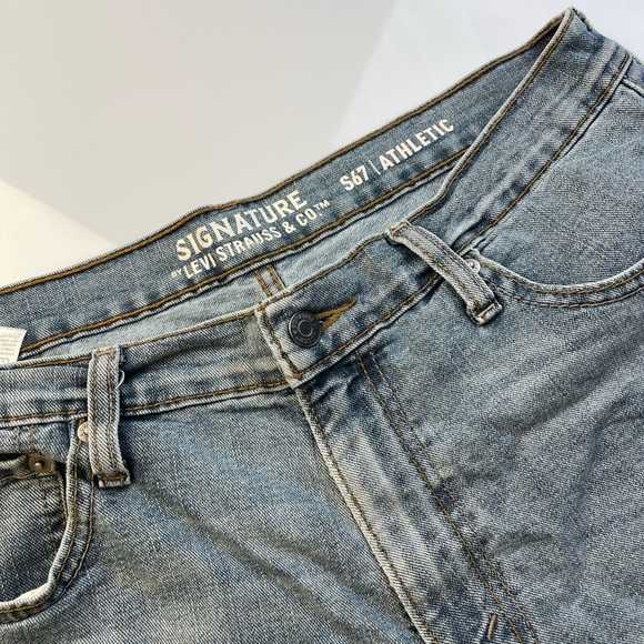Signature Levi Strauss S67 Maong Pants Y6-23 - Picture 1 of 7